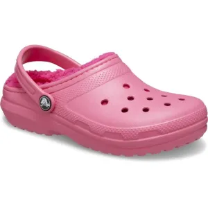 Crocs CLASSIC LINED CLOG T Dievčenská nazúvacia obuv, ružová, veľkosť 20/21