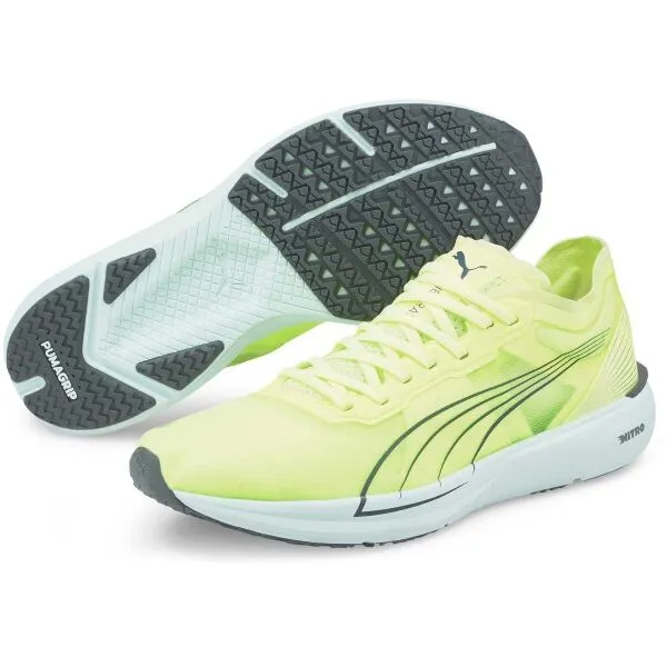 Puma LIBERATE NITRO Pánska bežecká obuv, svetlo zelená, veľkosť 43