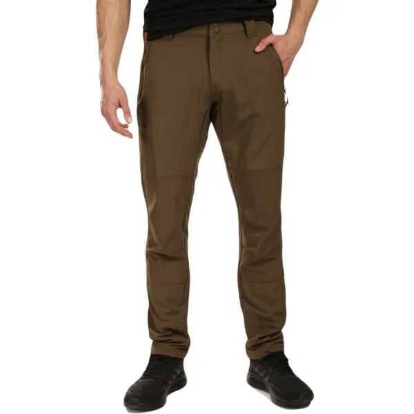 KILPI TIDE Pánske outdoorové nohavice, hnedá, veľkosť