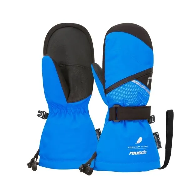 Reusch KADEN DOWN R-TEX XT MITTEN Detské zimné rukavice, modrá, veľkosť 1
