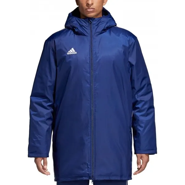 adidas CORE18 STD JKT Pánska športová bunda, modrá, veľkosť