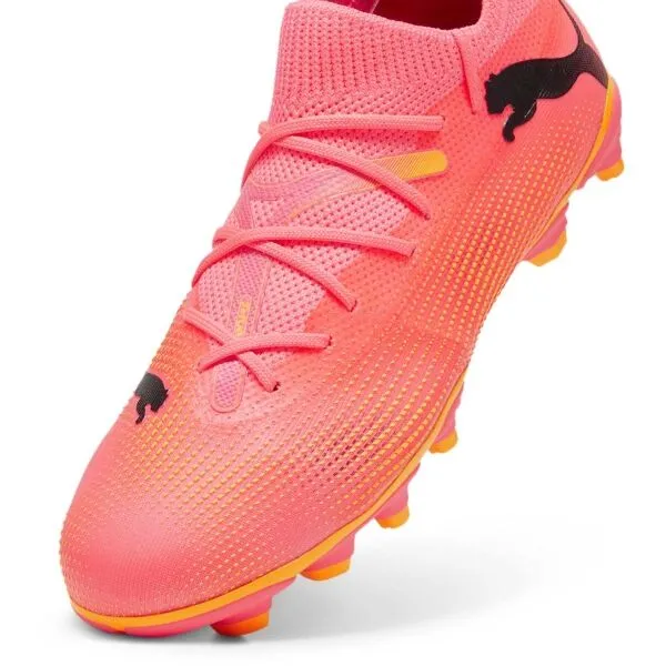 Puma FUTURE 7 MATCH FG/AG JR Detské kopačky, oranžová, veľkosť 33