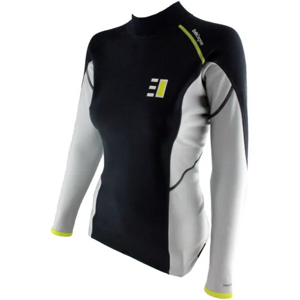 ENTH DEGREE TUNDRA LS Top s dlhým rukávom do vody, čierna, veľkosť