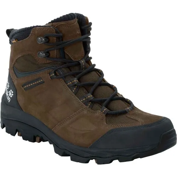 Jack Wolfskin VOJO 3 WT TEXAPORE MID M Pánska vychádzkovo turistická obuv, hnedá, veľkosť