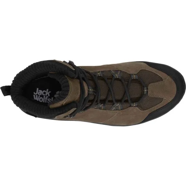 Jack Wolfskin VOJO 3 WT TEXAPORE MID M Pánska vychádzkovo turistická obuv, hnedá, veľkosť