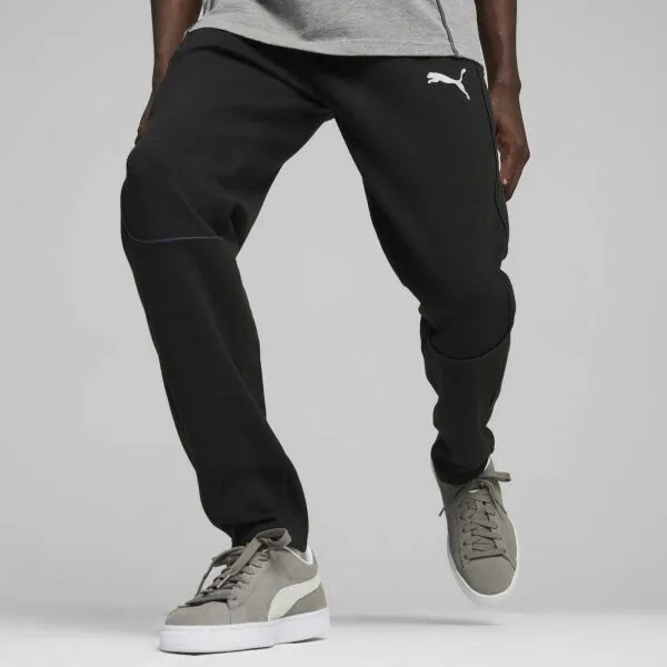 Puma TEAMFINAL CASUALS PANTS Pánske športové tepláky, čierna, veľkosť
