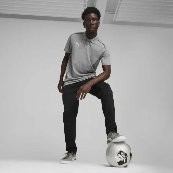 Puma TEAMFINAL CASUALS PANTS Pánske športové tepláky, čierna, veľkosť