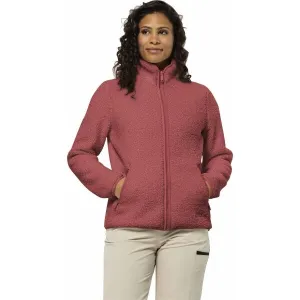 Jack Wolfskin HIGH CURL JACKET W Dámska outdoorová mikina, červená, veľkosť