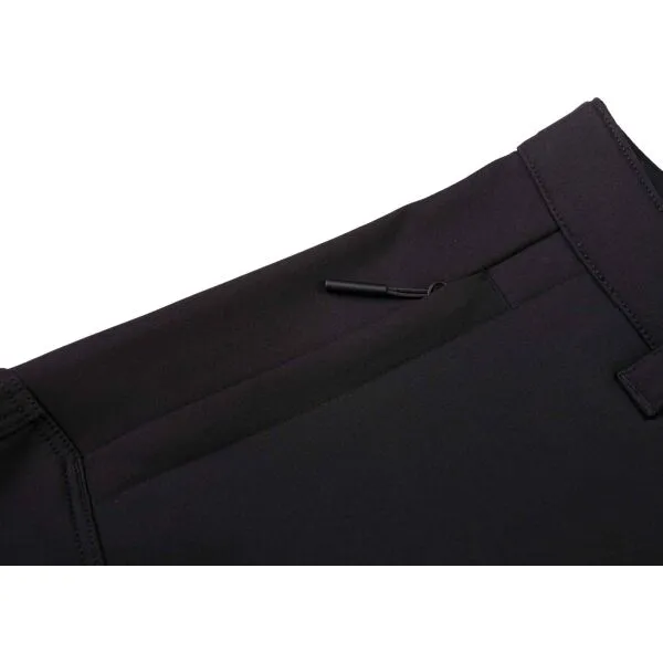 ALPINE PRO LOGOB Pánske softshellové nohavice, čierna, veľkosť