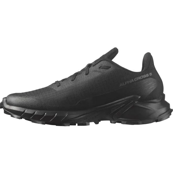 Trailové topánky Salomon Alphacross 5 - black/black/ebony