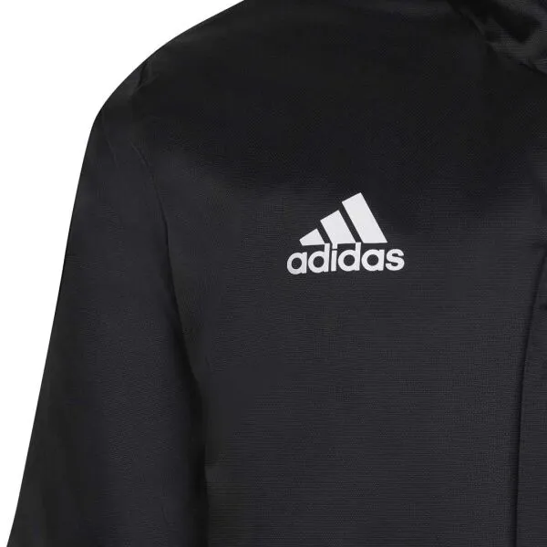 adidas ENT22 STAD JKTY Juniorská futbalová bunda, čierna, veľkosť