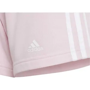 adidas ESSENTIALS 3-STRIPES Dievčenské kraťasy, ružová, veľkosť