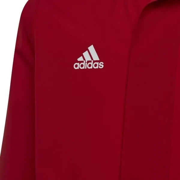 adidas ENT22 AW JKTY Juniorská futbalová bunda, červená, veľkosť