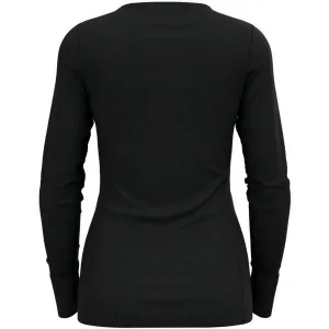 Funkčné tričko dámske Odlo Merino 200 BL Top Crew Neck LS - black