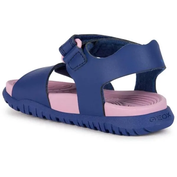 Geox J SANDAL FUSBETTO G. A Juniorské dievčenské sandále, tmavo modrá, veľkosť