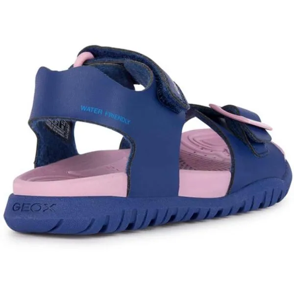 Geox J SANDAL FUSBETTO G. A Juniorské dievčenské sandále, tmavo modrá, veľkosť