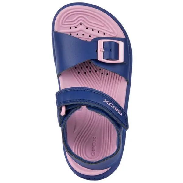 Geox J SANDAL FUSBETTO G. A Juniorské dievčenské sandále, tmavo modrá, veľkosť