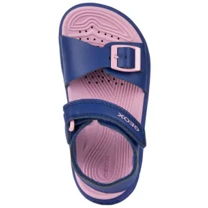Geox J SANDAL FUSBETTO G. A Juniorské dievčenské sandále, tmavo modrá, veľkosť
