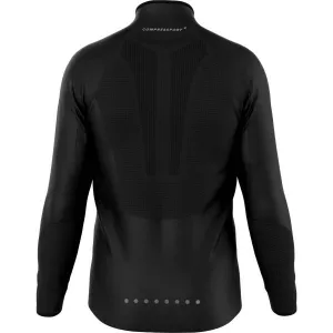 Compressport HURRICANE WINDPROOF M Pánska vetruodolná bunda, čierna, veľkosť