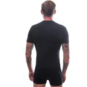 Pánske funkčné tričko Sensor Merino DF Tee S/S  - black
