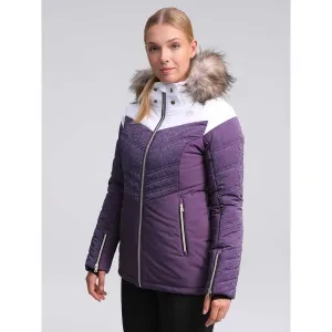 LOAP OKINORA Dámska lyžiarska bunda, fialová, veľkosť