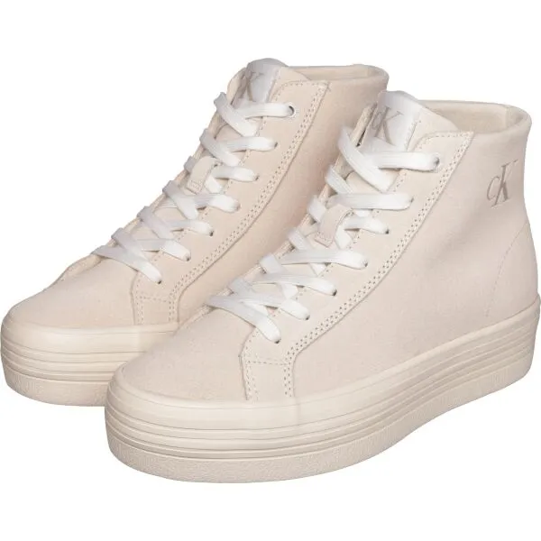 Calvin Klein VULC PLATFORM LACEUP Dámske tenisky, béžová, veľkosť
