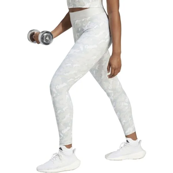 adidas TF CAMO 7/8 Dámske tréningové legíny, sivá, veľkosť
