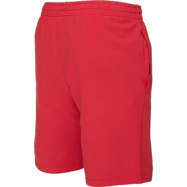 Umbro FRENCH TERRY SHORT ESSENTIALS Pánske teplákové kraťasy, červená, veľkosť
