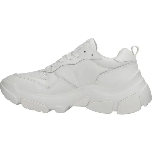 Tommy Hilfiger LEATHER HYBRID CHUNKY SOLE TRAINER Dámska obuv na voľný čas, biela, veľkosť