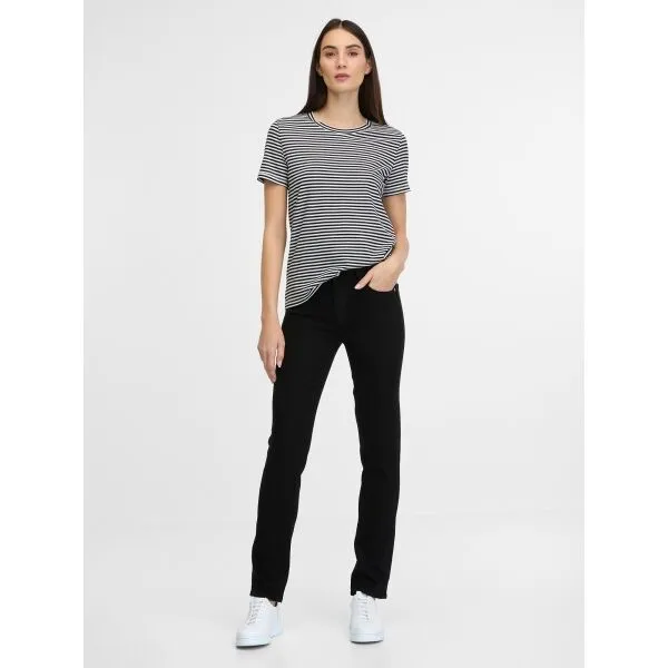 GAP V-CLASSIC STRAIGHT Dámske džínsy, čierna, veľkosť