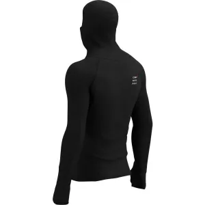 Pánska mikina Compressport 3D Thermo UltraLight Racing Hoodie - black