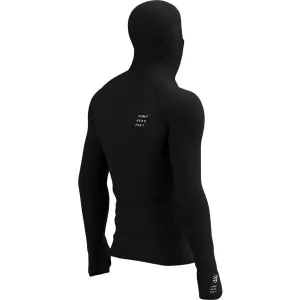 Pánska mikina Compressport 3D Thermo UltraLight Racing Hoodie - black