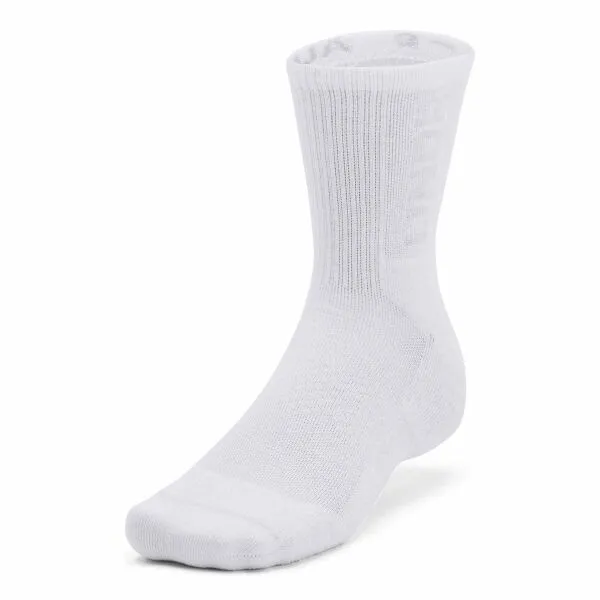 Ponožky UNDER ARMOUR UA 3-Maker 3 pack Mid-Crew-WHT-1373084-100