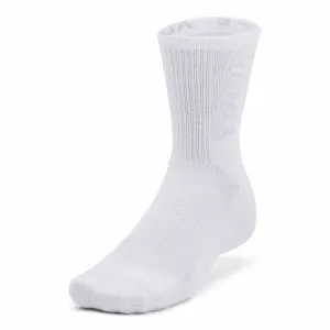 Ponožky UNDER ARMOUR UA 3-Maker 3 pack Mid-Crew-WHT-1373084-100