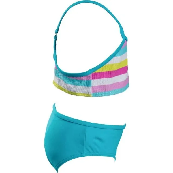 Axis GIRLS' TWO-PIECE SWIMSUIT Dievčenské dvojdielne plavky, tyrkysová, veľkosť