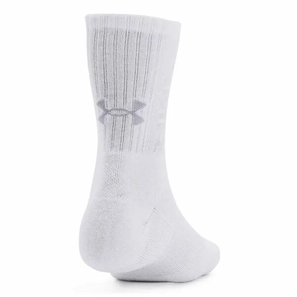 Ponožky UNDER ARMOUR UA 3-Maker 3 pack Mid-Crew-WHT-1373084-100