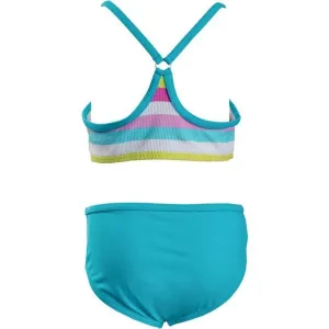 Axis GIRLS' TWO-PIECE SWIMSUIT Dievčenské dvojdielne plavky, tyrkysová, veľkosť