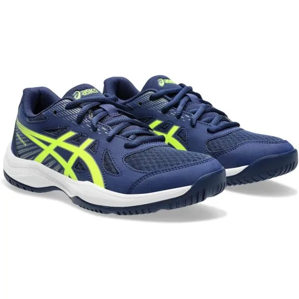 ASICS UPCOURT 6 GS Detská halová obuv, modrá, veľkosť 35