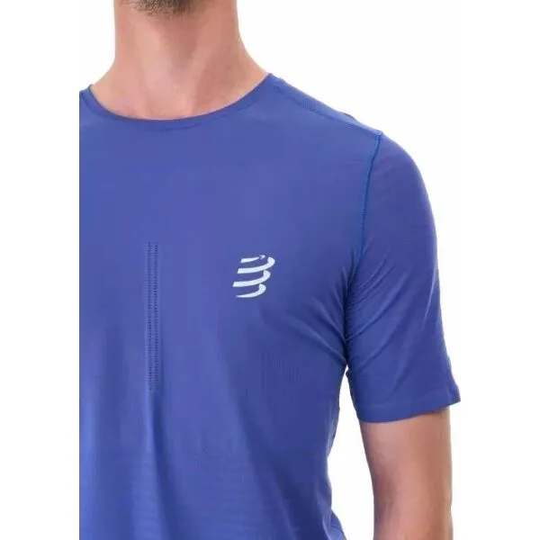 Bežecké tričko Compressport Pro Racing S/S Tshirt M - dazz blue