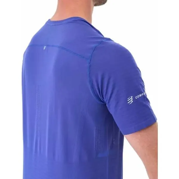 Bežecké tričko Compressport Pro Racing S/S Tshirt M - dazz blue