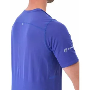Bežecké tričko Compressport Pro Racing S/S Tshirt M - dazz blue