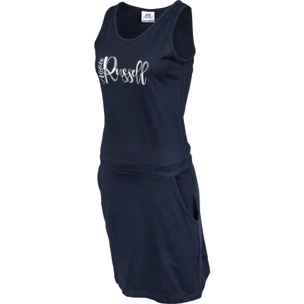 Russell Athletic DRESS SLEEVELESS Dámske šaty, tmavo modrá, veľkosť