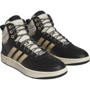 adidas HOOPS 3.0 MID WTR Pánske členkové tenisky, čierna, veľkosť 44