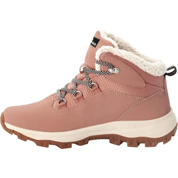 Jack Wolfskin EVERQUEST TEXAPORE MID W Dámska zimná obuv, ružová, veľkosť
