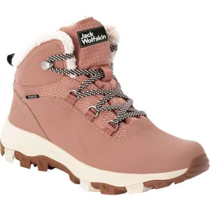 Jack Wolfskin EVERQUEST TEXAPORE MID W Dámska zimná obuv, ružová, veľkosť