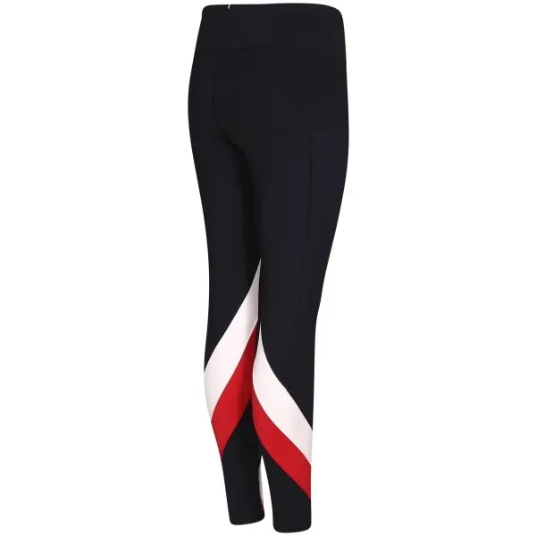 Tommy Hilfiger HW COLOR BLOCK LEGGING Dámske legíny, tmavo modrá, veľkosť