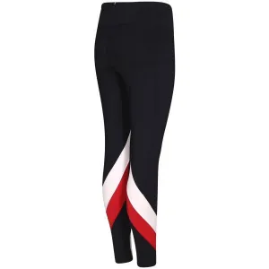 Tommy Hilfiger HW COLOR BLOCK LEGGING Dámske legíny, tmavo modrá, veľkosť