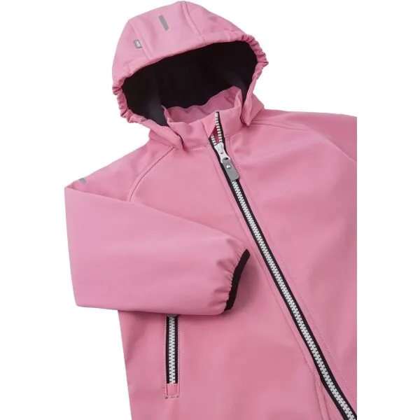 REIMA MJOSA Detský softshellový overal, ružová, veľkosť