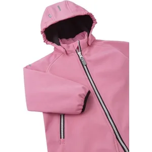 REIMA MJOSA Detský softshellový overal, ružová, veľkosť