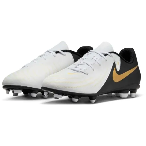 Nike JR PHANTOM GX II CLUB FG/MG Detské kopačky, biela, veľkosť 38